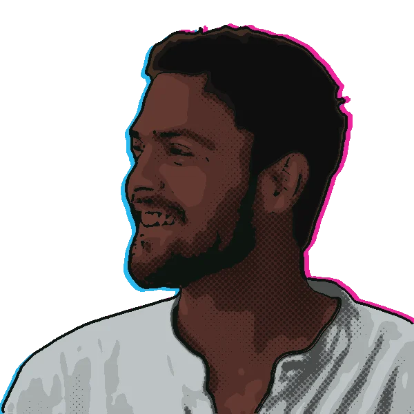 Adarsh Kumar, Founder & Developer, drawn as a comic