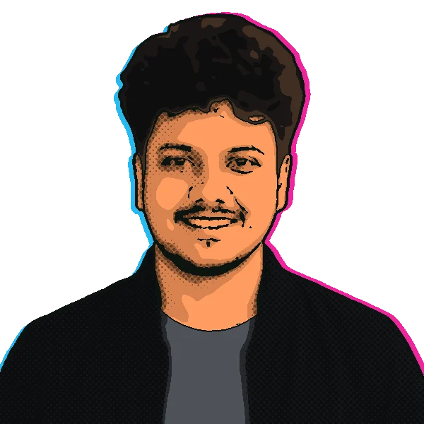 Aman Kumar, Development & Testing Strategist, drawn as a comic